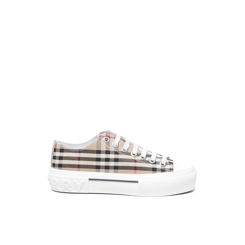Burberry Vintage Check Katoenen Sneakers Dames Schoenen Veelkleurig Multicolor