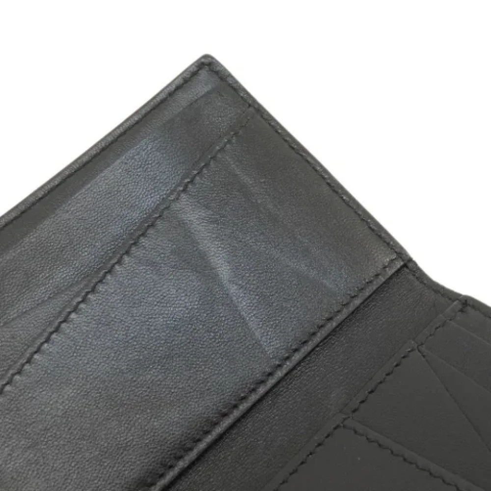 Bvlgari Vintage Pre-owned Leather home-office Black Dames