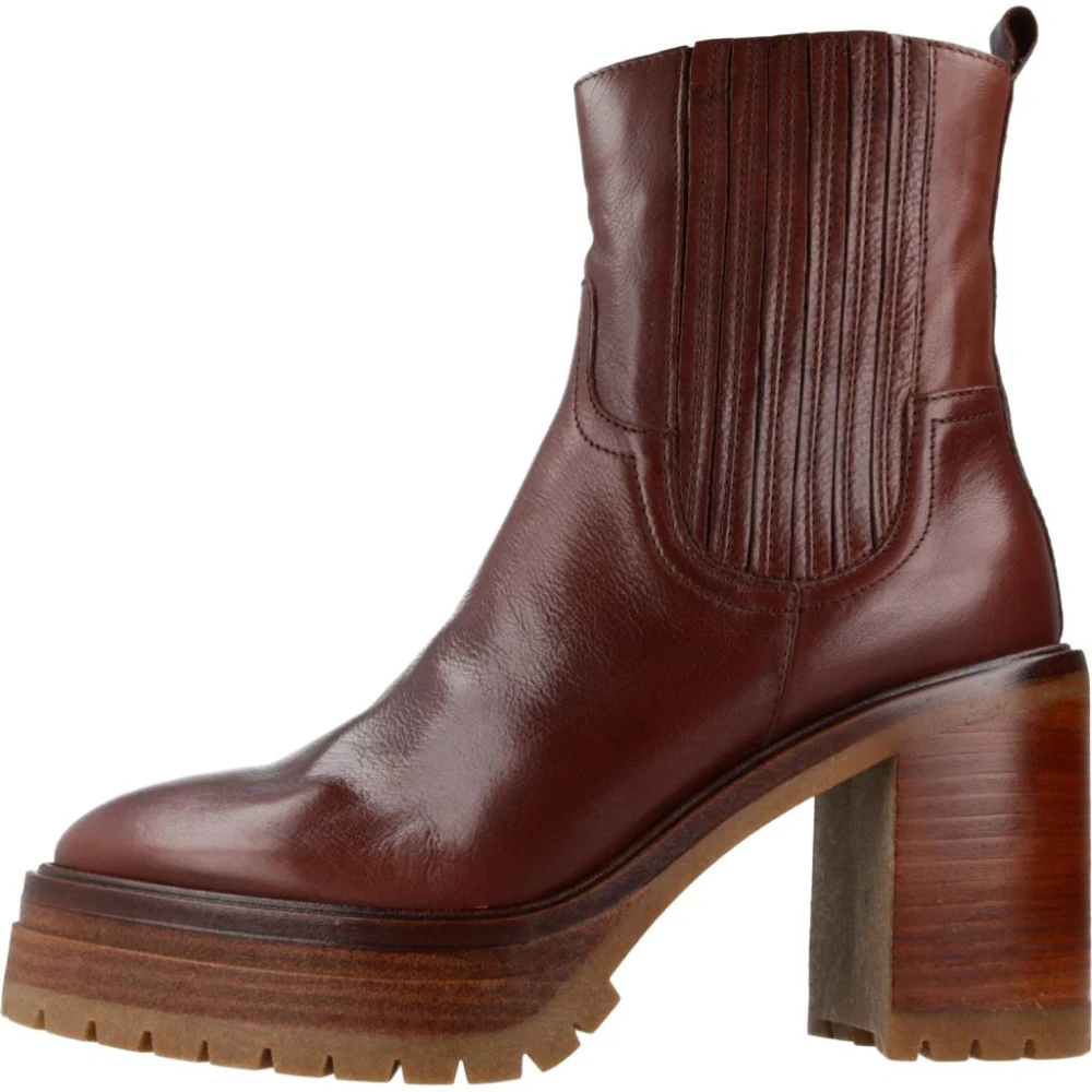 Alpe Ankle Boots Brown Dames