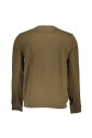 pull-en-coton-vert-avec-logo-imprime