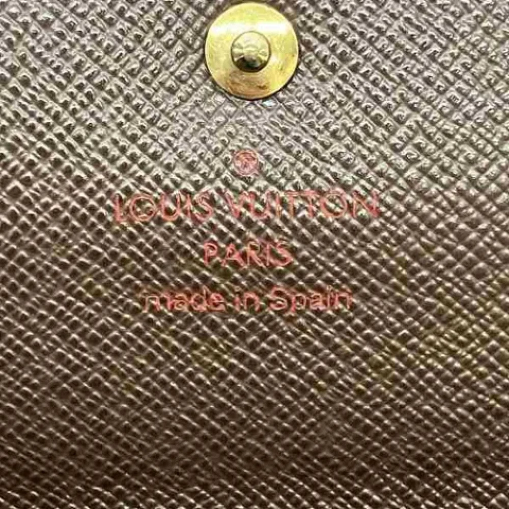 Louis Vuitton Vintage Pre-owned Canvas wallets Brown Dames
