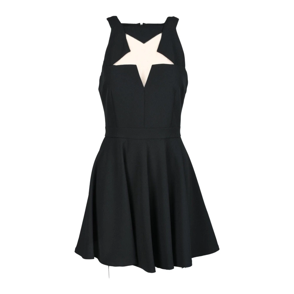 Versace Jeans Couture Elegante Jurk voor Vrouwen Black Dames