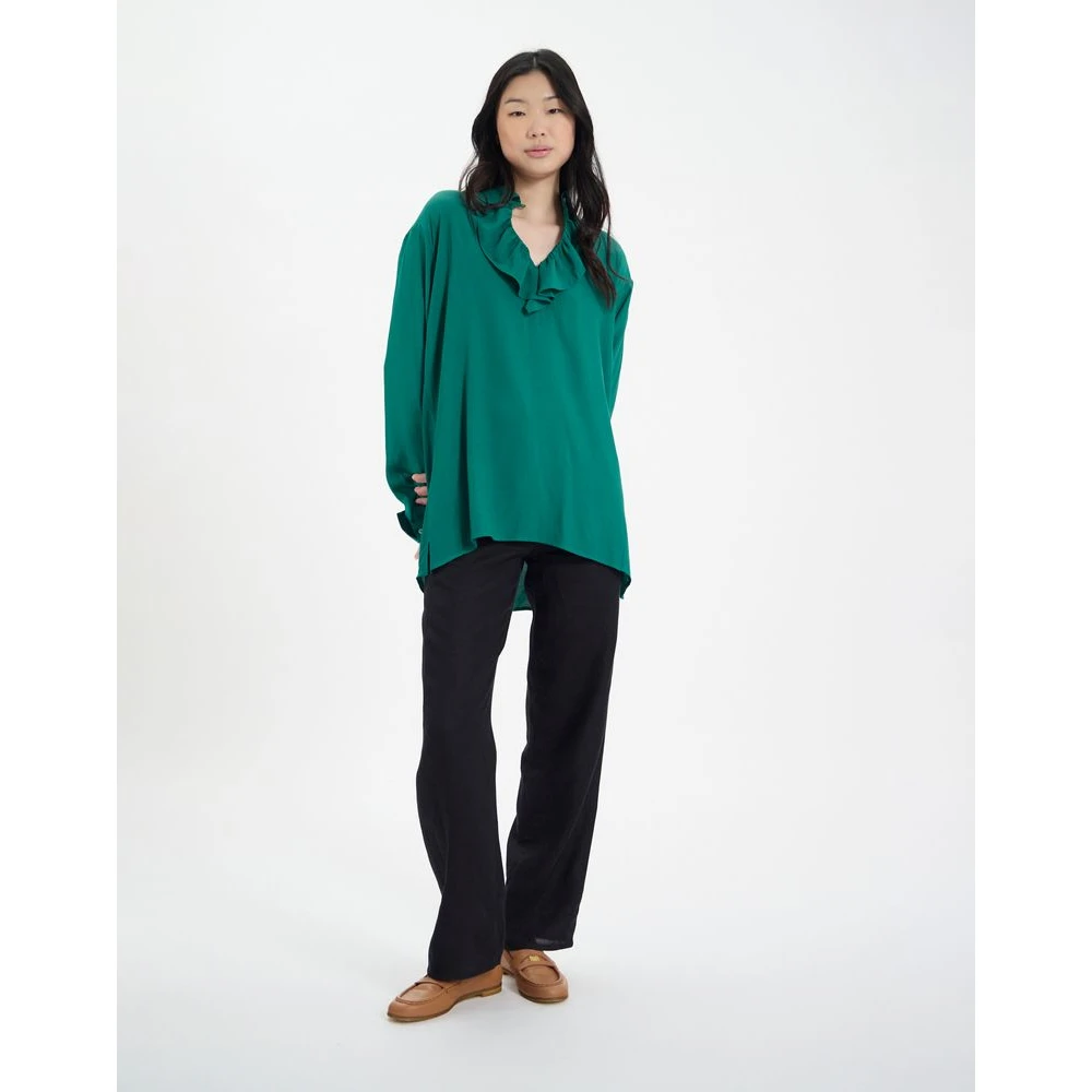 Ines De La Fressange Paris Ortiz Shirt Green Dames