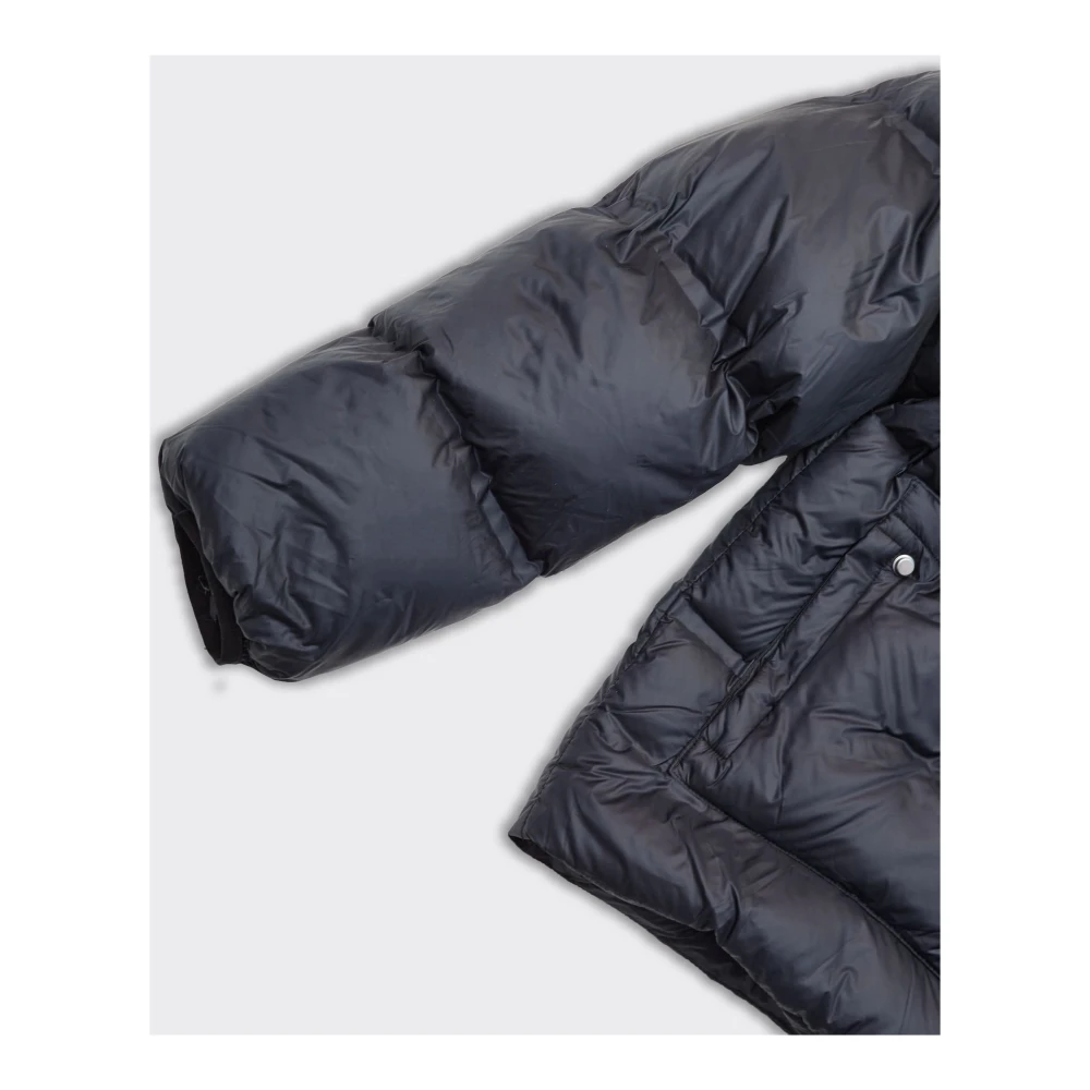 Arte Antwerp Zwarte Puffer Crop Jas Blue Heren
