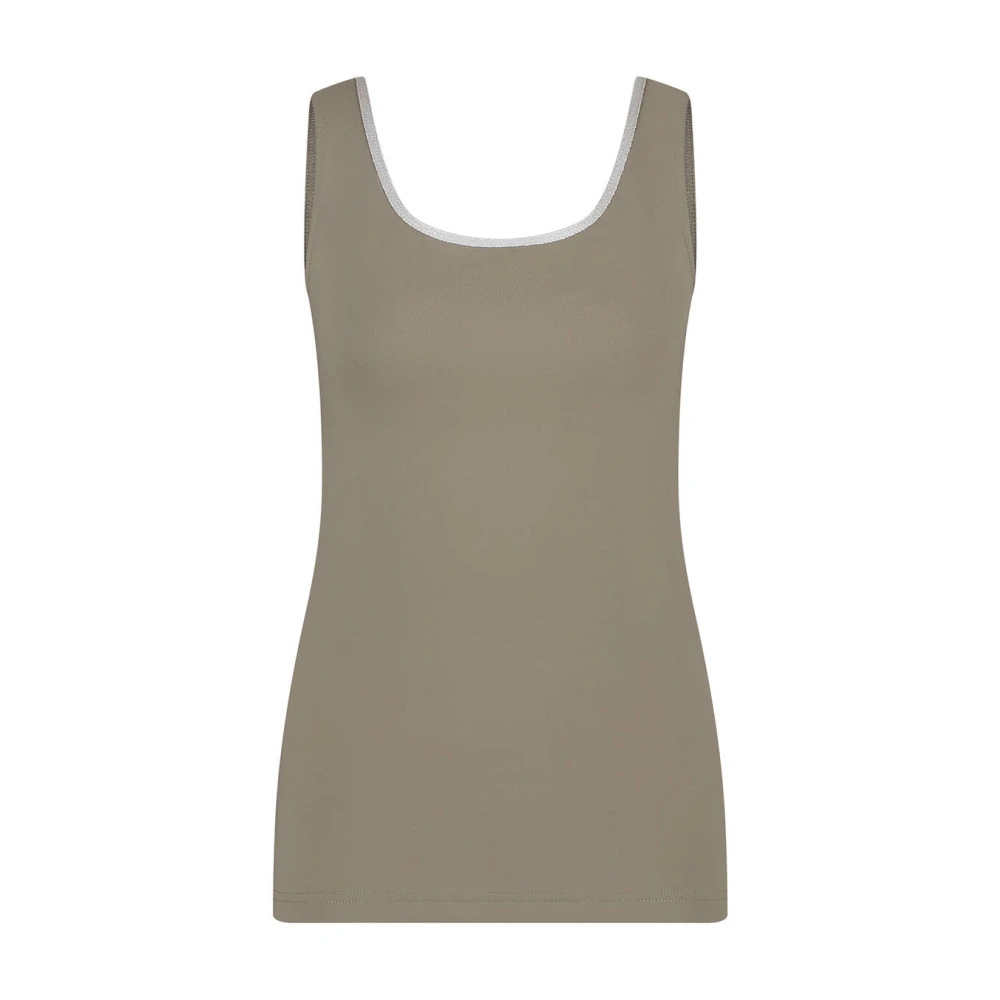 NUKUS Dames Tops & T-shirts Juba Singlet Bruin