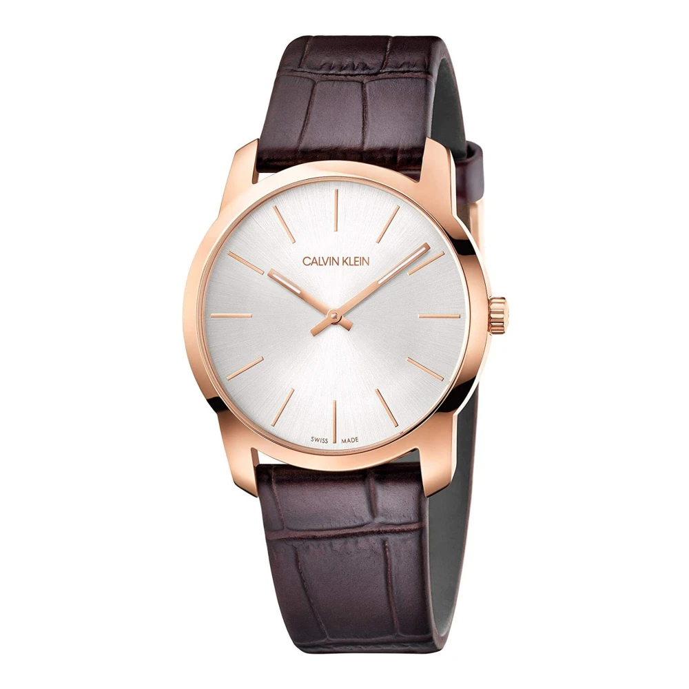Calvin Klein Men's Yellow Elegant Fashionable Multifunctional Watch