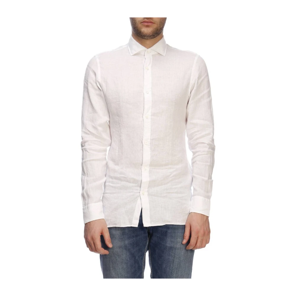 Z Zegna Upgrade je casual garderobe met deze hoogwaardige overhemd White Heren