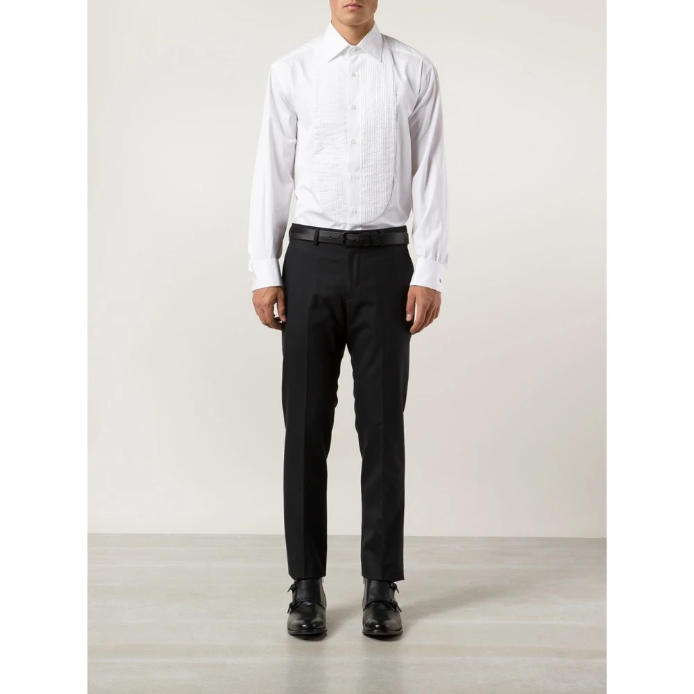 BRUNELLO CUCINELLI Grijze Herenoverhemd Gray Heren