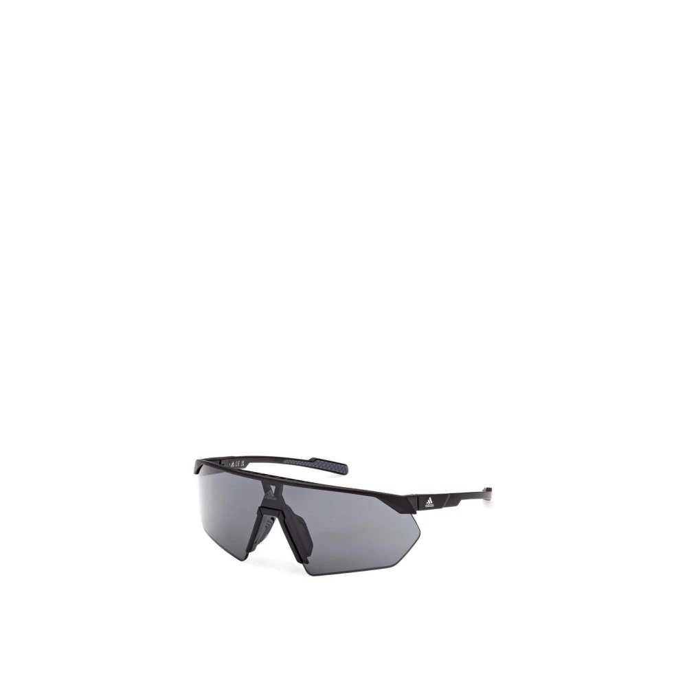 Adidas Originals Black Sunglasses, Male, One Size, Sp0076 Shield Sunglasses