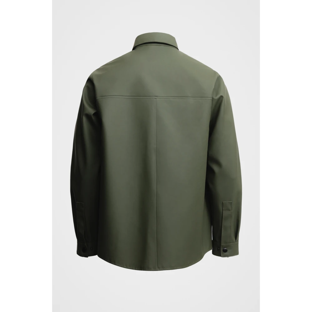 Stutterheim Waterdicht Overshirt voor Mannen Green Heren