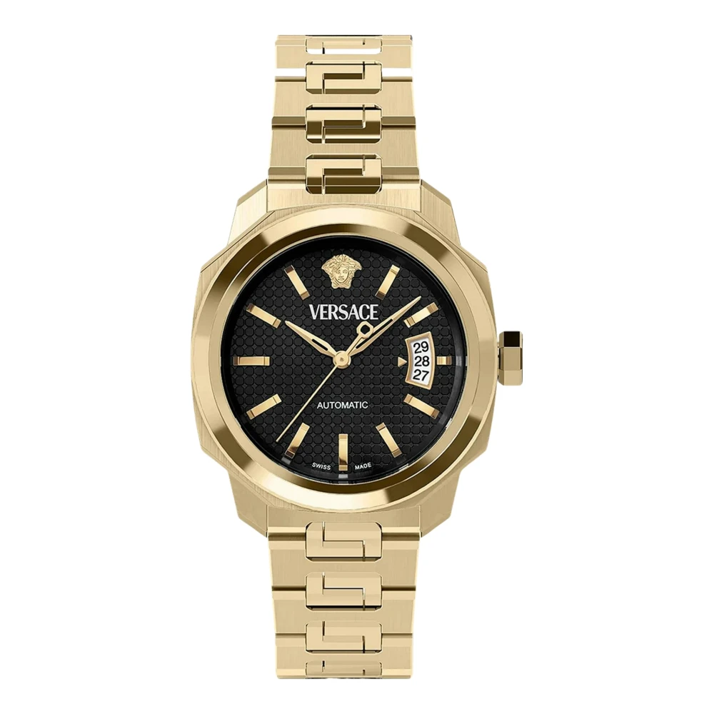 Versace VEAG00824 Dylos Automatic gold black Stainl. Steel Men's Watch NEW - Image 2