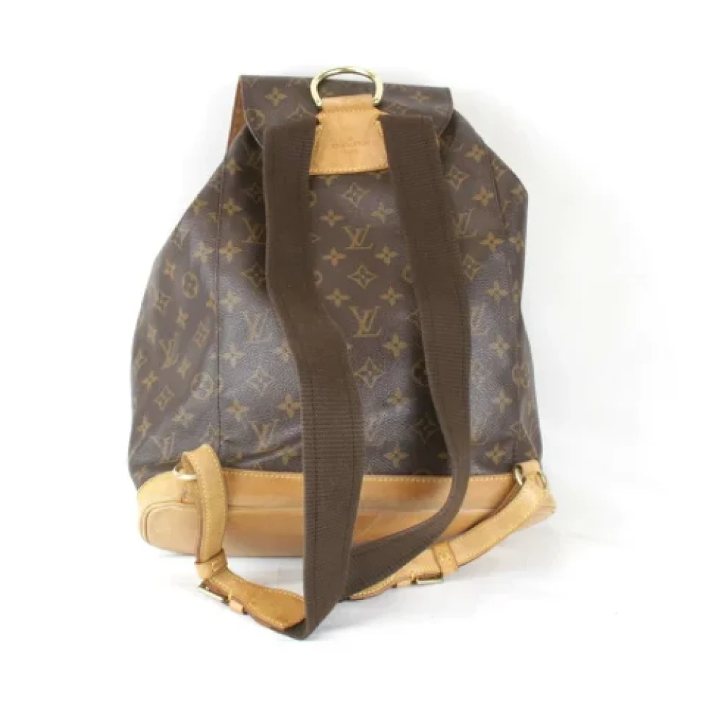 Louis Vuitton Vintage Pre-owned Canvas backpacks Brown Dames