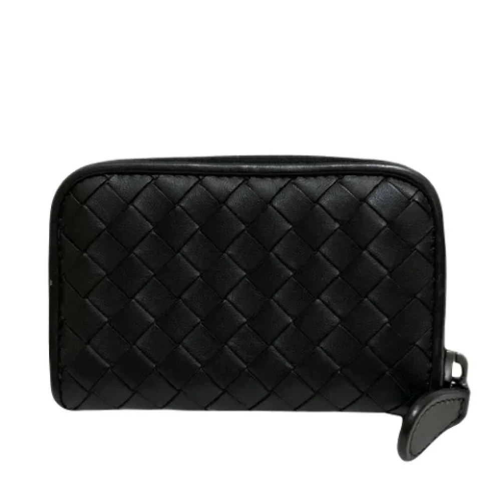 Bottega Veneta Vintage Pre-owned Leather wallets Black Dames