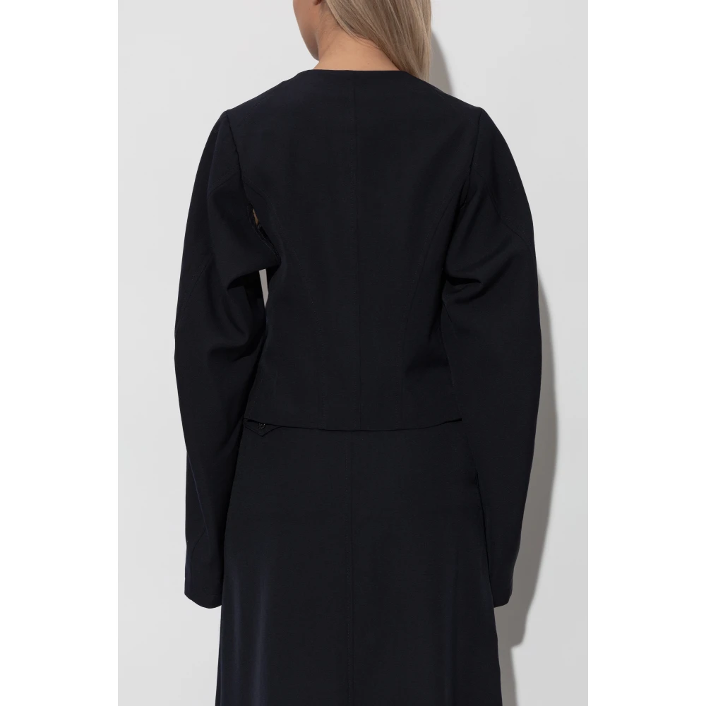 Comme des Garçons Wollen jas Blue Dames