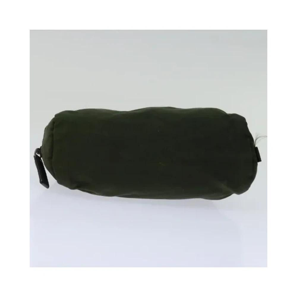 Prada Vintage Pre-owned Nylon prada-bags Green Dames
