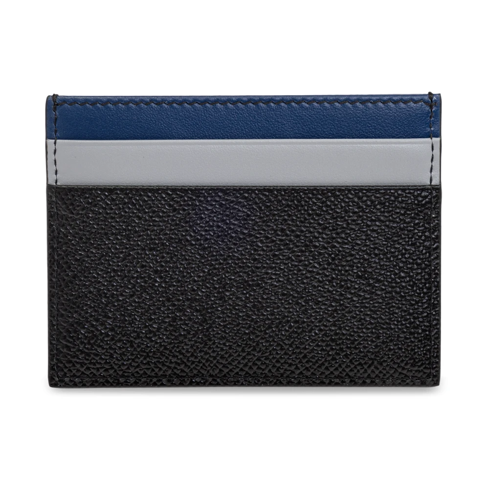 Dolce & Gabbana Leren kaarthouder Black Heren