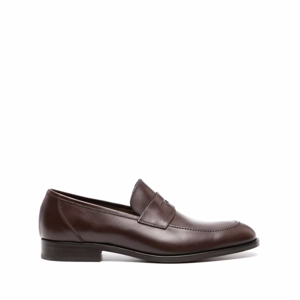 Klassische Leder Penny Loafers