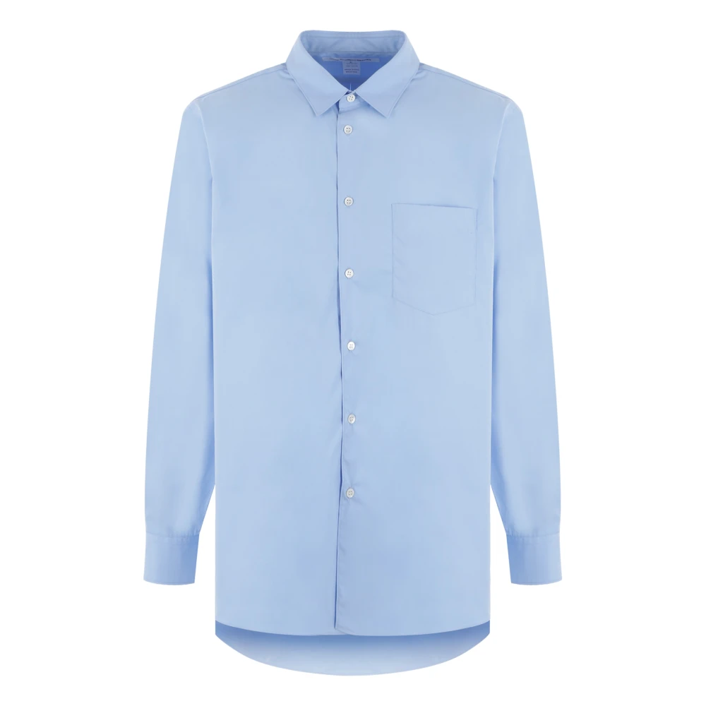 Comme des Garçons Blauwe Oversized Shirt Forever Blue Heren