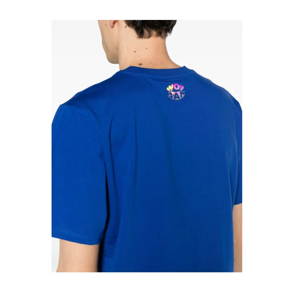Barrow Casual T-shirt Bw013 Blue Heren