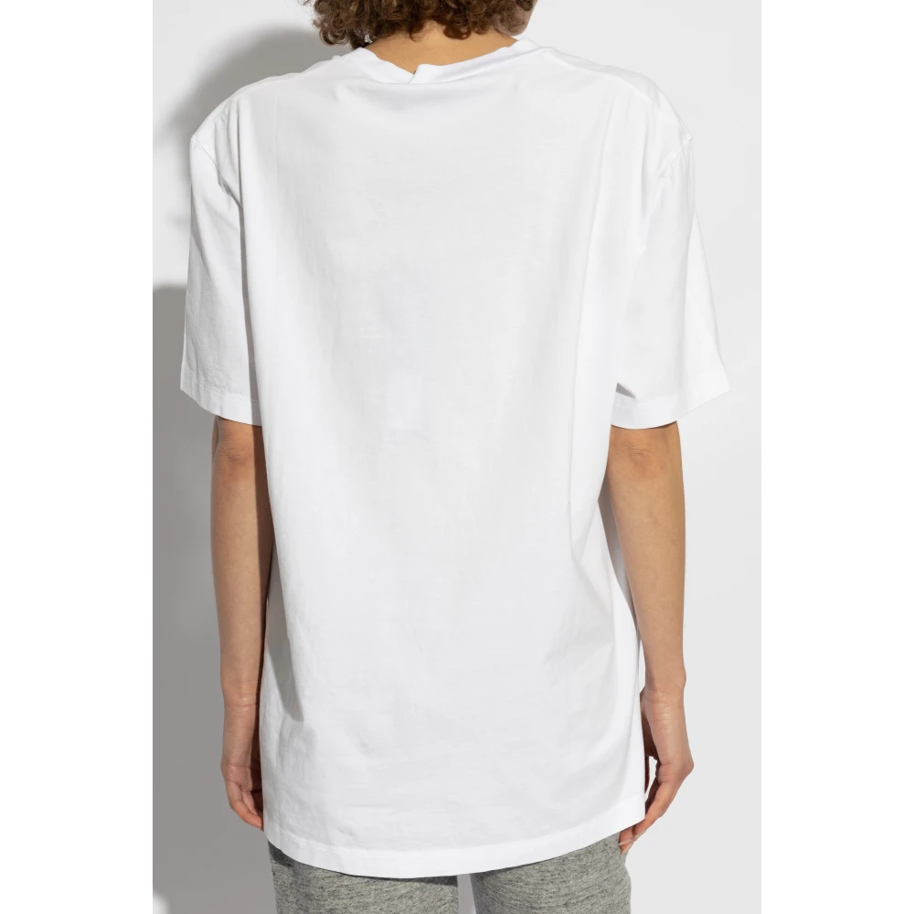 Dsquared2 T-shirt met logo White Dames