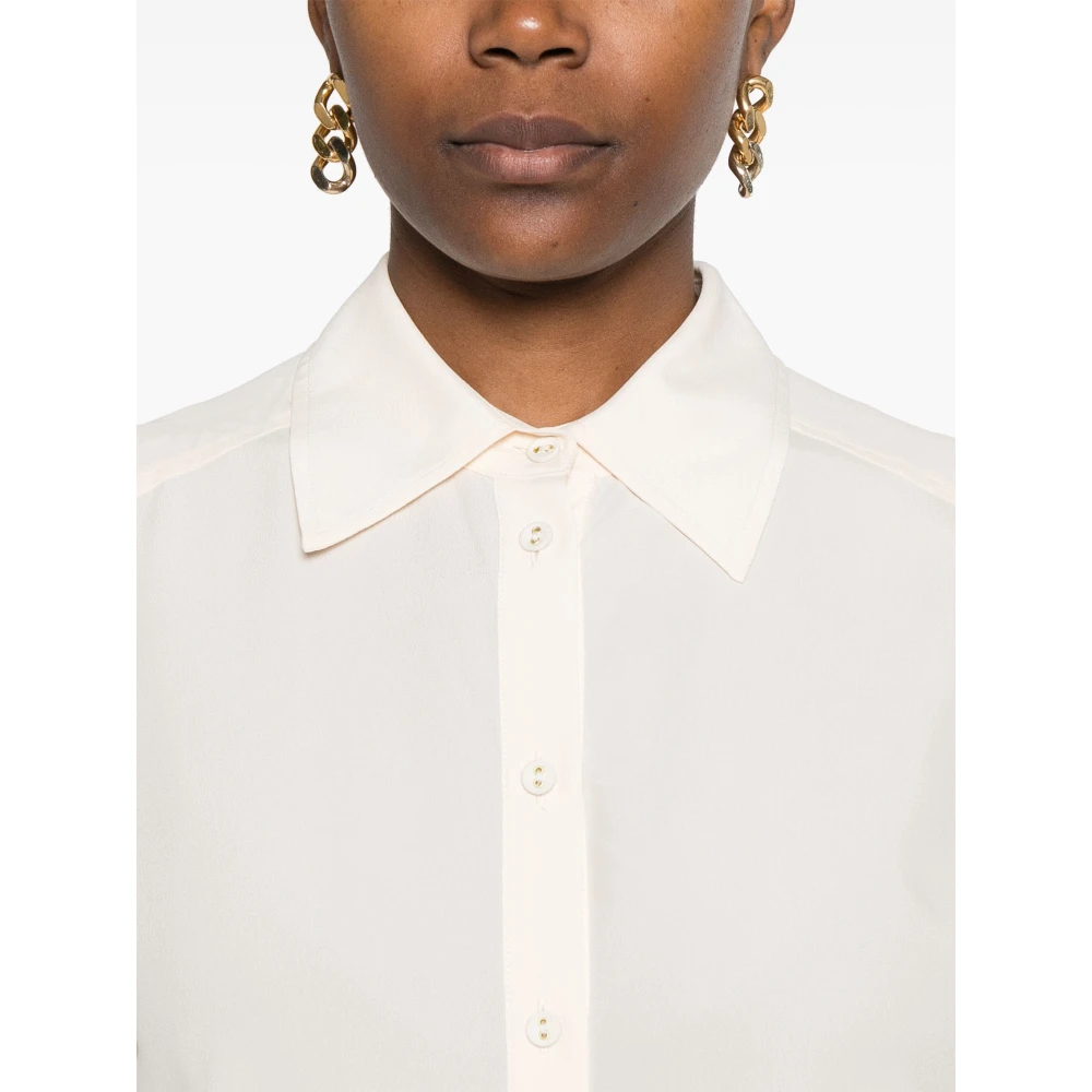 Twinset Witte Room Shirt Beige Dames