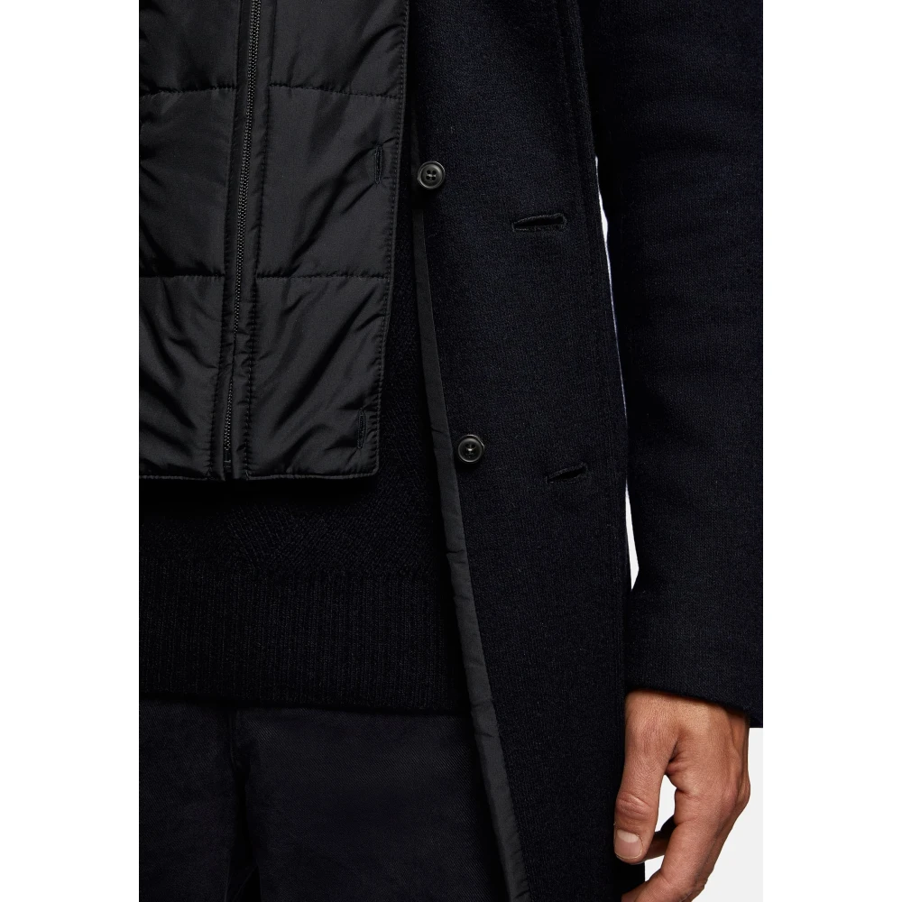 Boggi Milano Wol Jerseyjas met Gilet Blue Heren