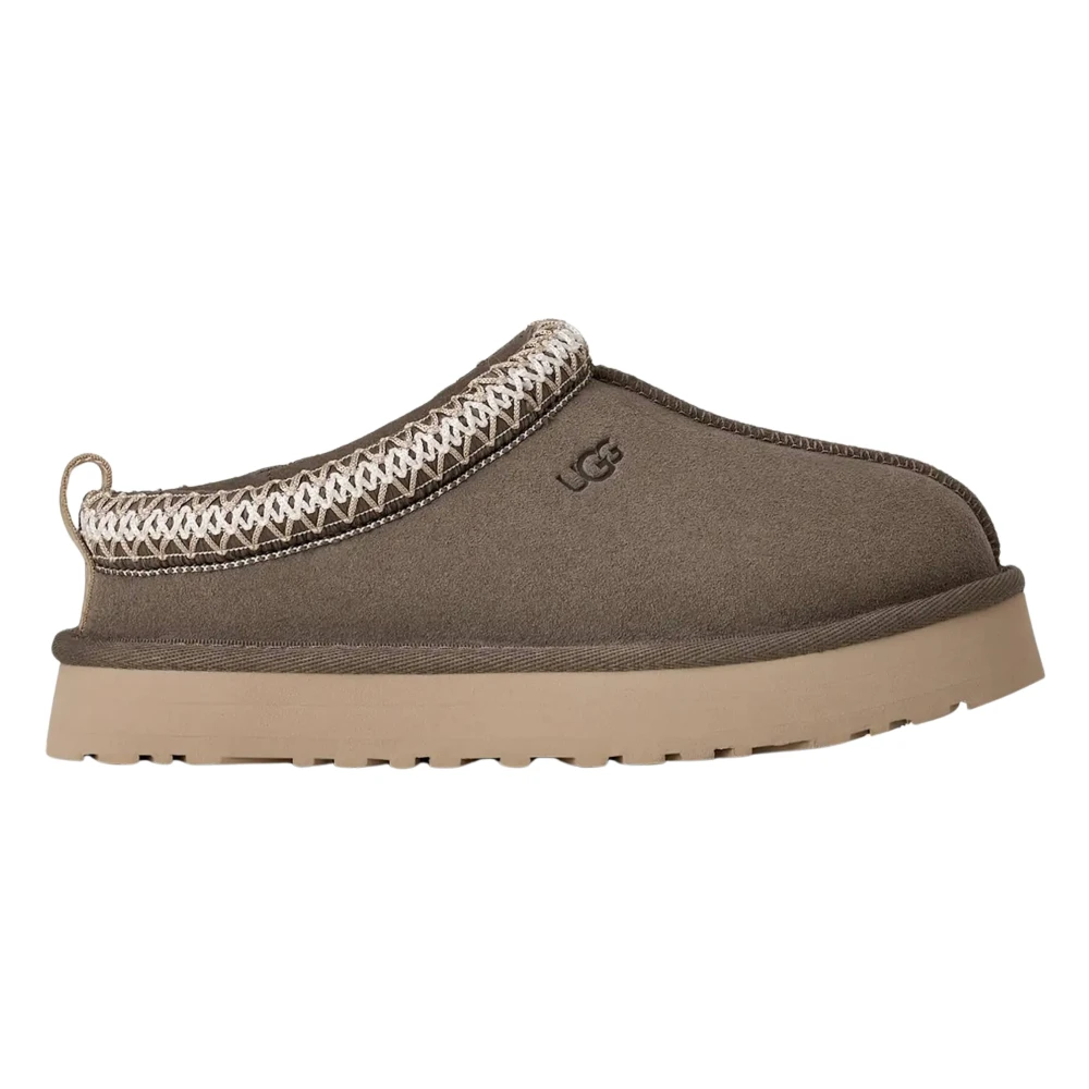 Ugg Girls Green Tazz Slippers - Kids Indoor Shoes - 35 Eu - Kids