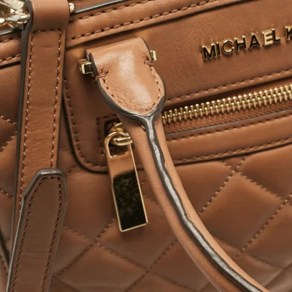 Michael Kors Pre-owned Leather totes Brown Dames