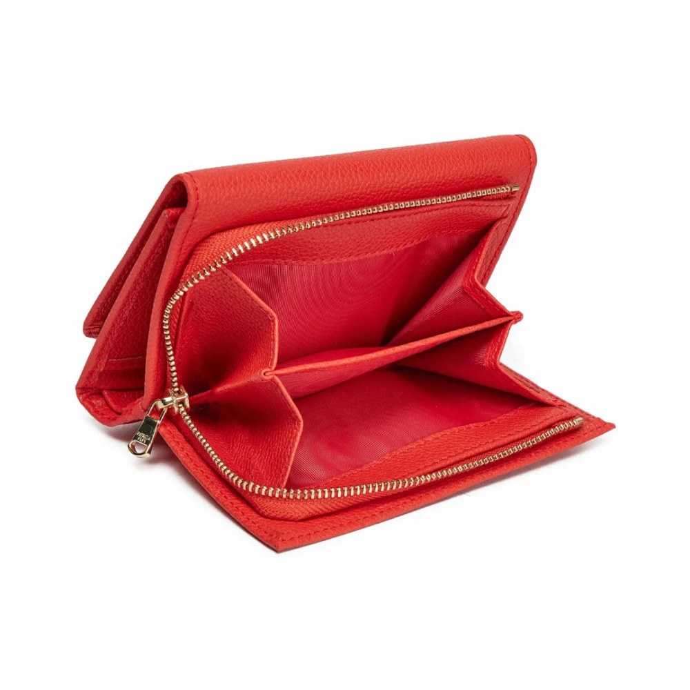 PATRIZIA PEPE Glam Rode Leren Portemonnee Red Dames