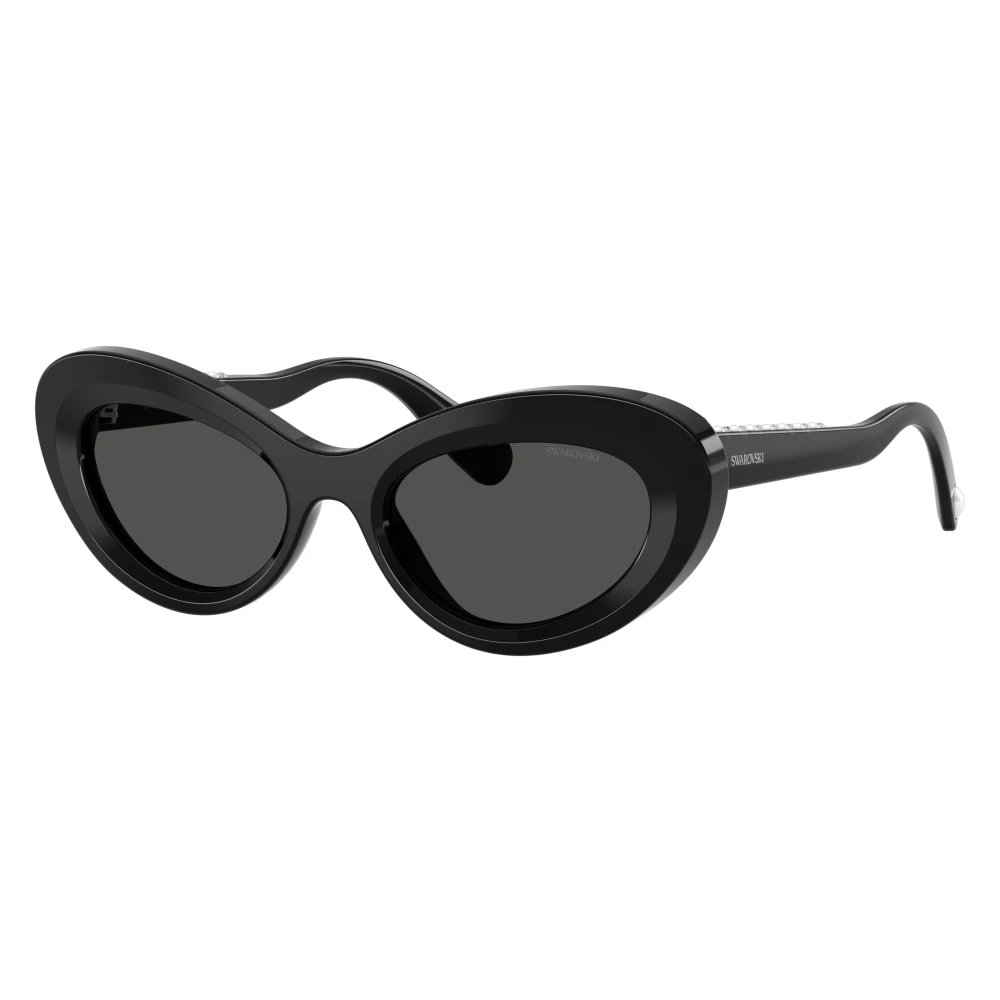 Swarovski Unisex Black Sk6061u Sunglasses - Sunglasses - 51 Mm - Accessories
