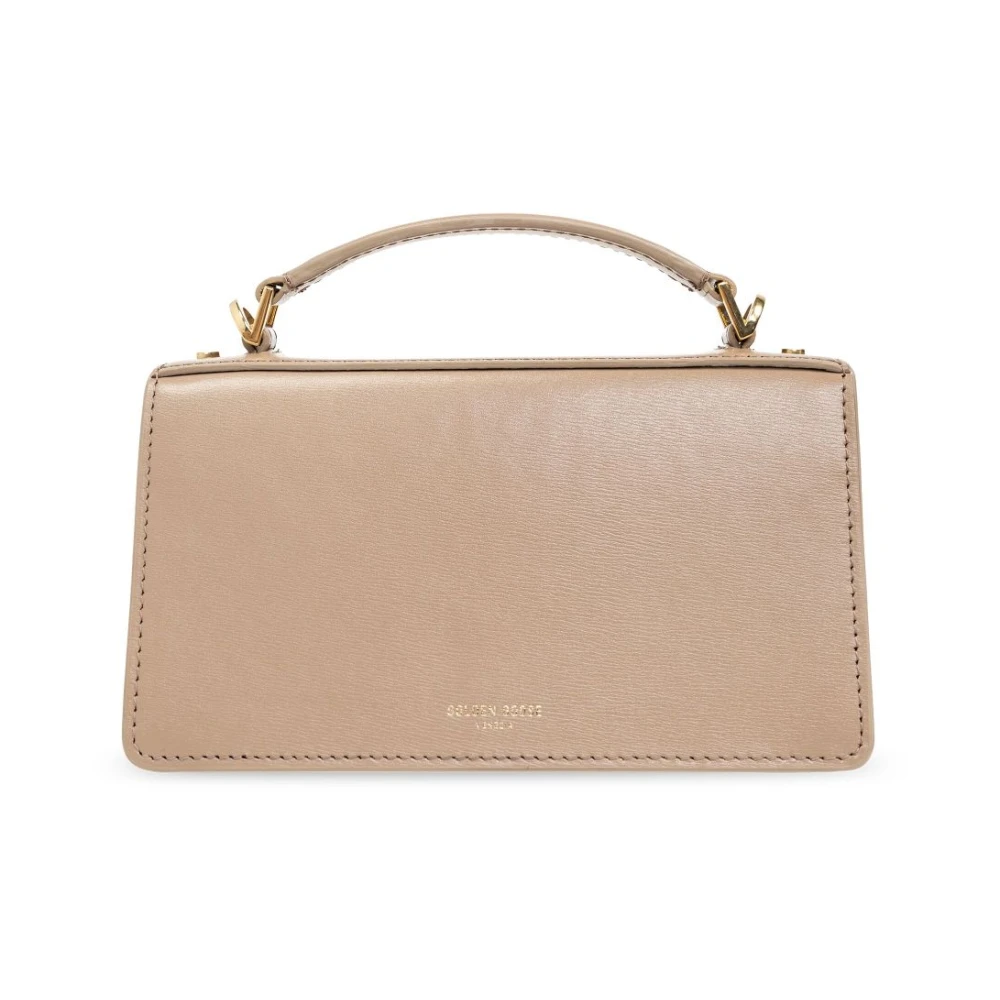 Golden Goose Venezia Small Leather Tote Bag Yellow Dames