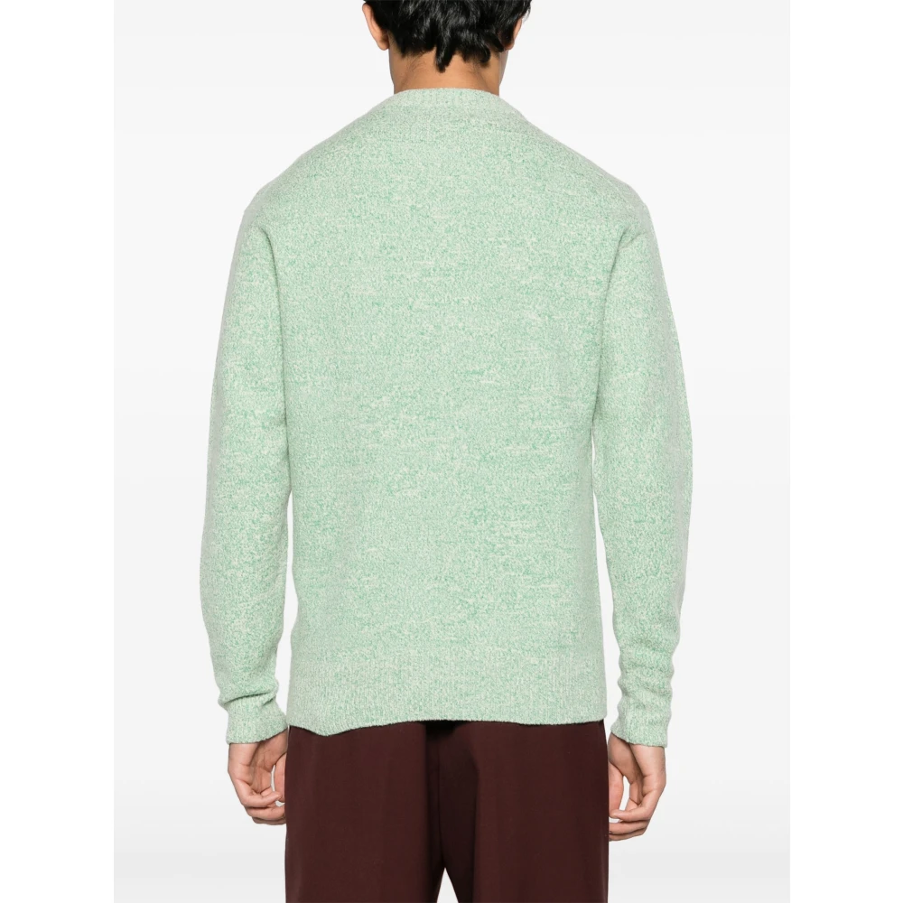 Jil Sander Casual Gebreide Trui Green Heren