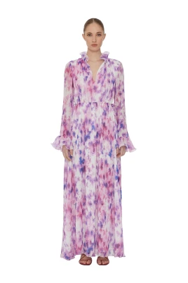 Flowy Chiffong Maxi Klänning