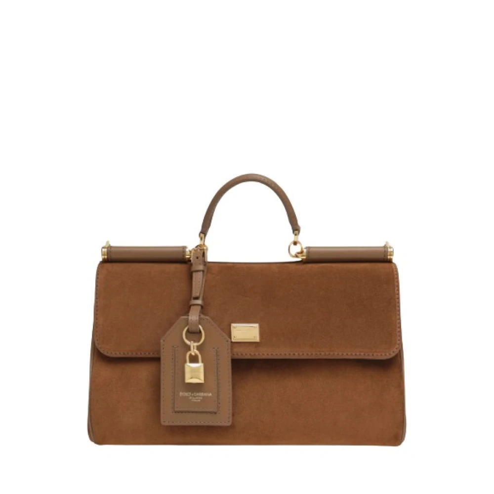 Dolce & Gabbana , Handbags, Female, Brown, One Size, My Sicily Tote