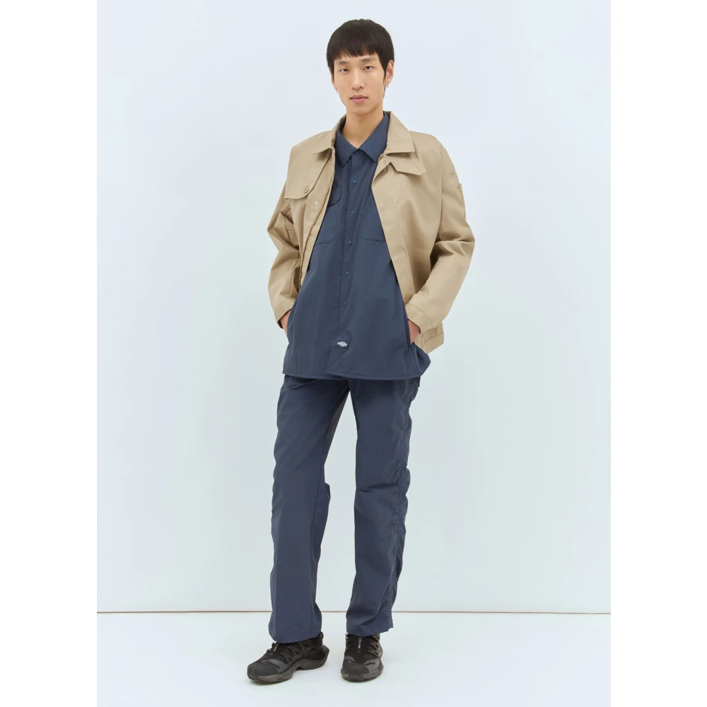 Dickies Oversized werkschirt met geperforeerd paneel Blue Heren