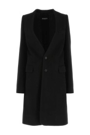 Zwarte wolmix Celine Coat