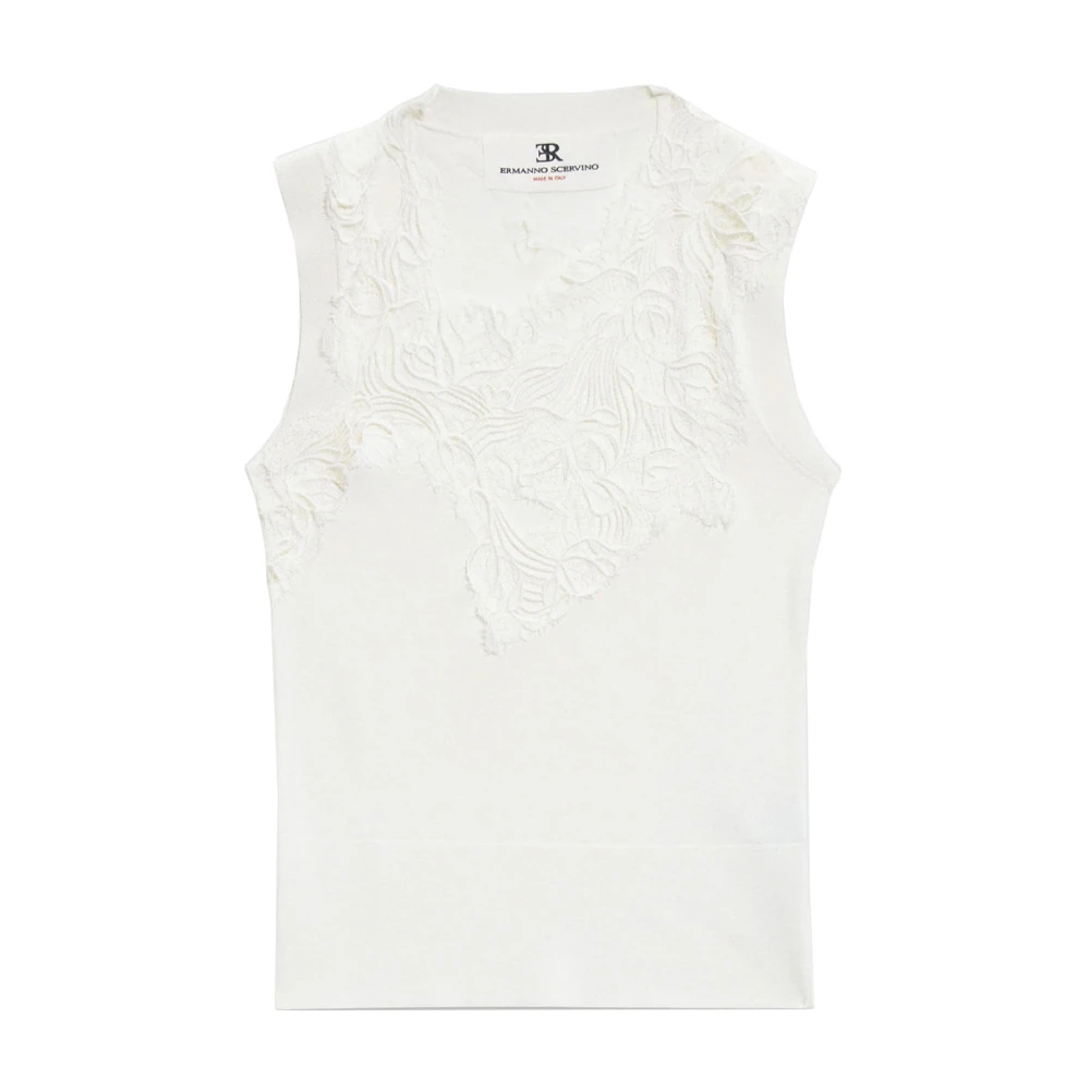 Tops > Sleeveless Tops - - Ermanno Scervino - Modalova