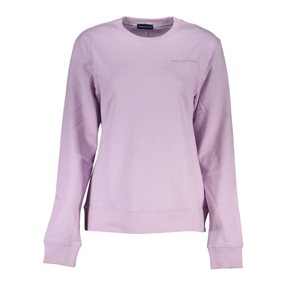 North Sails Purple Sweatshirts, Female, Xs, Long-Sleeve Crewneck Sweatshirt