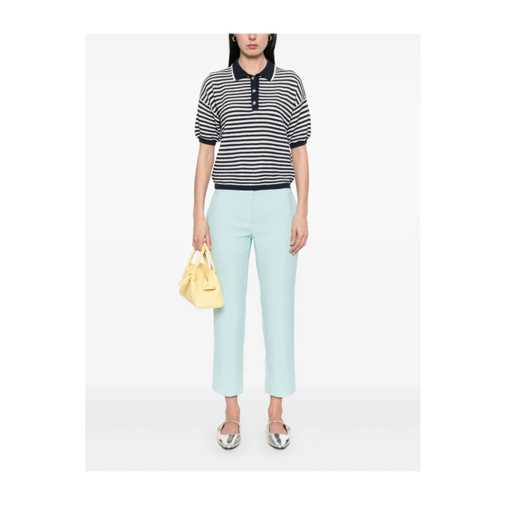 Twinset Blauwe Polo T-shirts en Polos Blue Dames