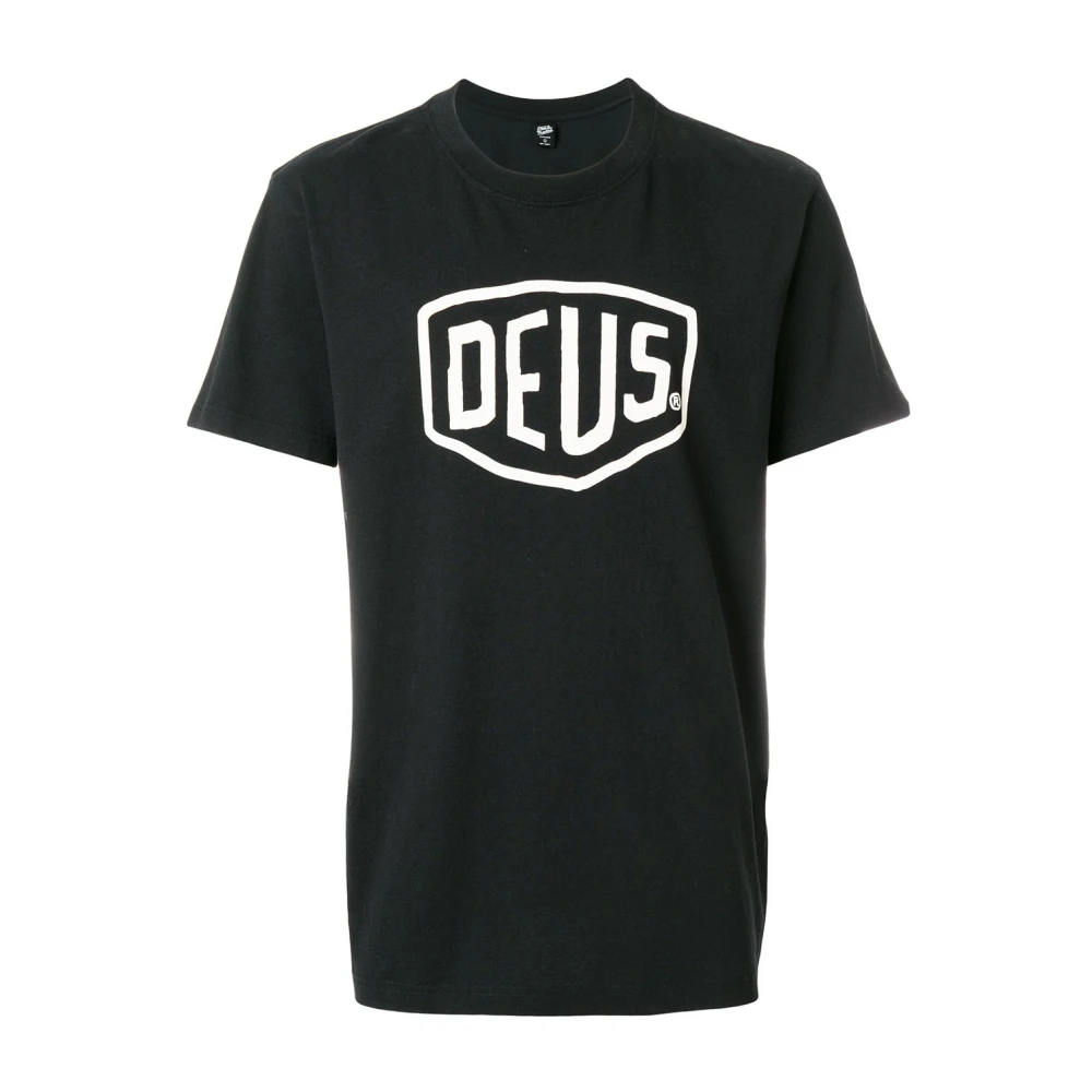 Deus Ex Machina Zwarte T-shirts en Polos Black Heren