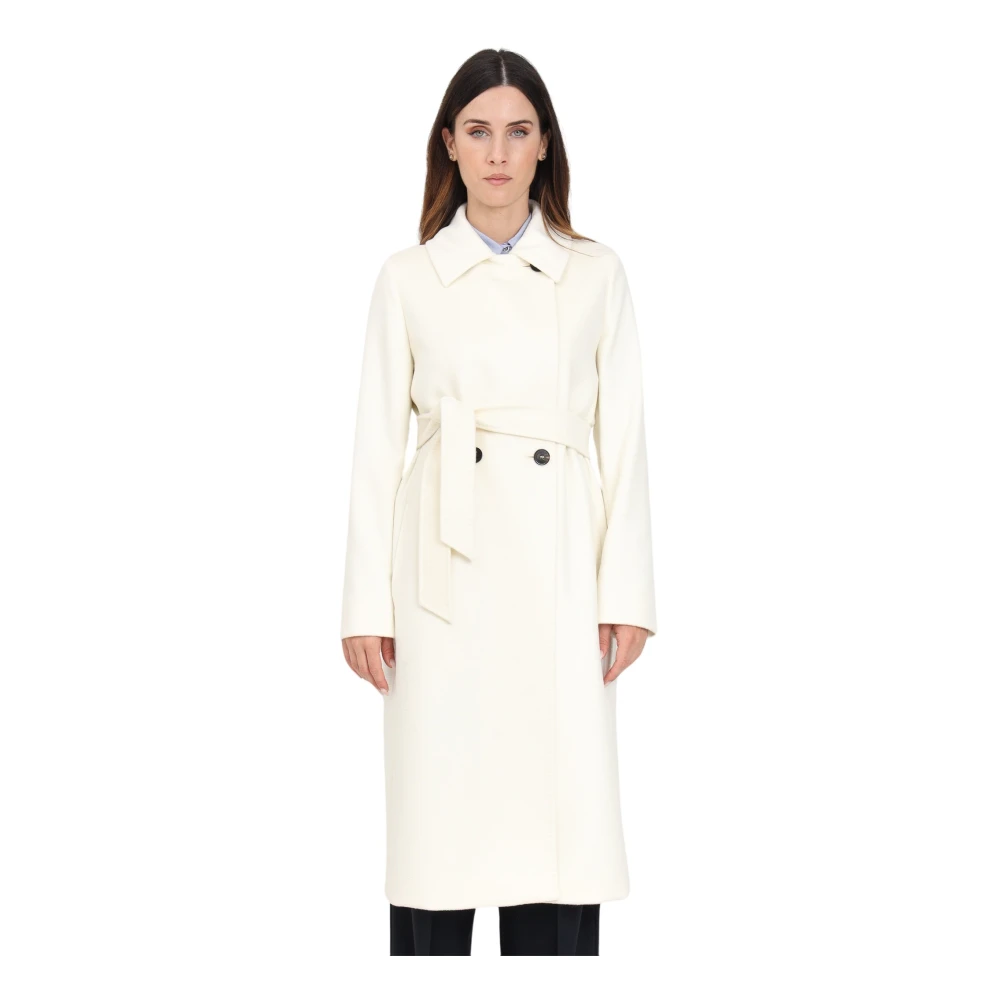 Max Mara Witte Damesjas Bcollag Model White Dames