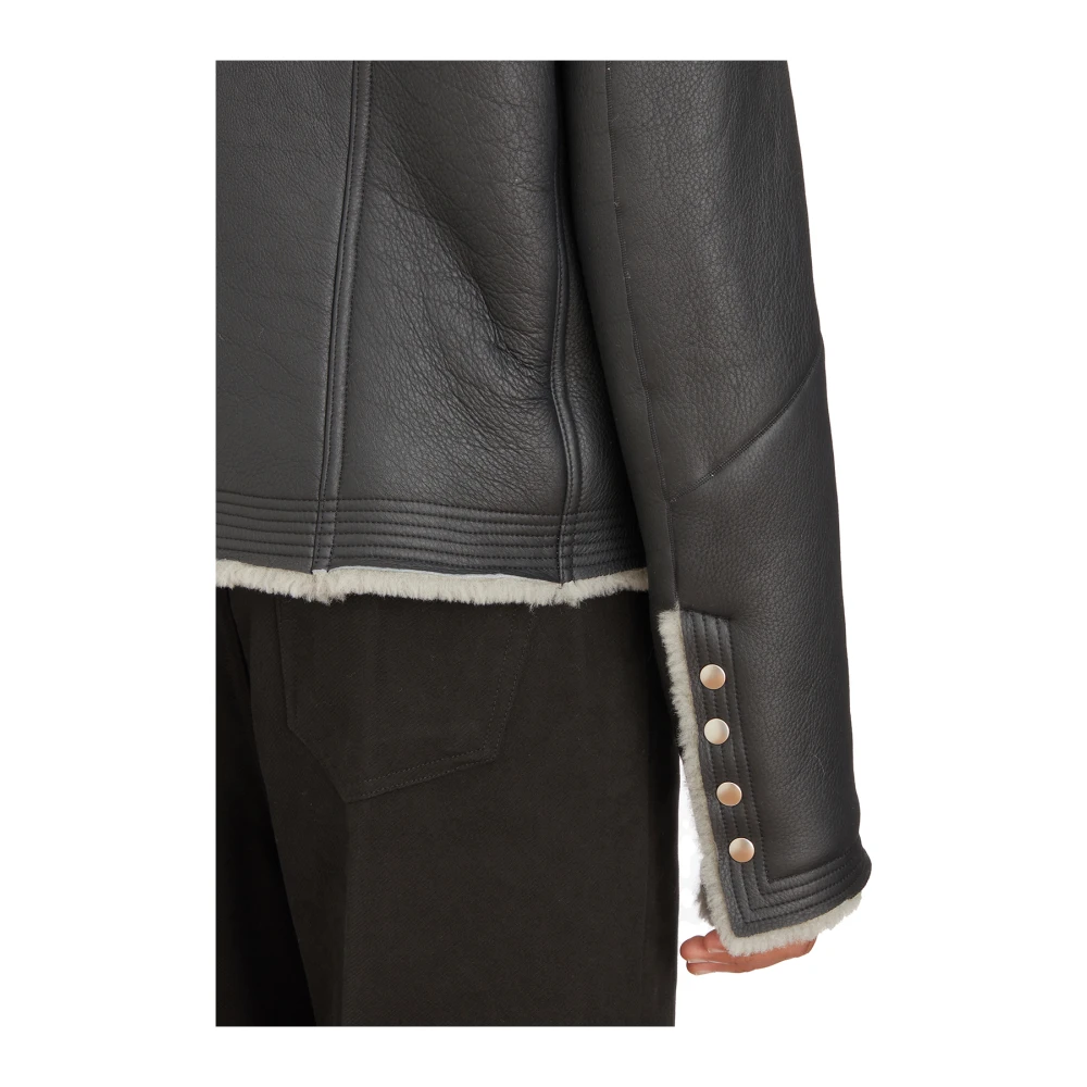 Rick Owens Zwart Parel Bauhaus Jas Gray Heren