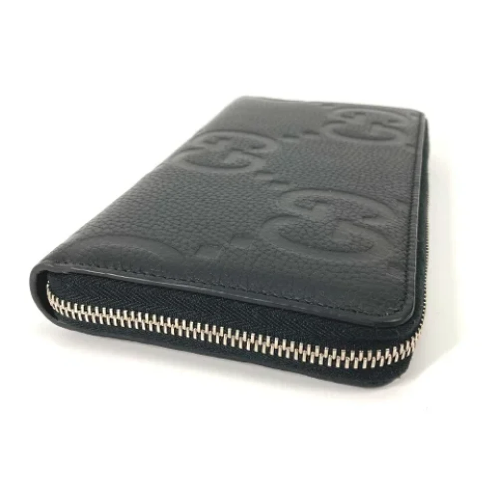Gucci Vintage Pre-owned Leather wallets Black Heren