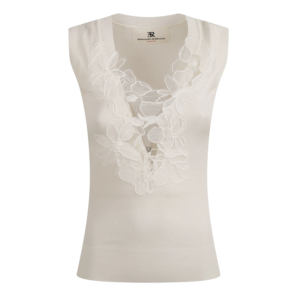 Tops > Sleeveless Tops - - Ermanno Scervino - Modalova