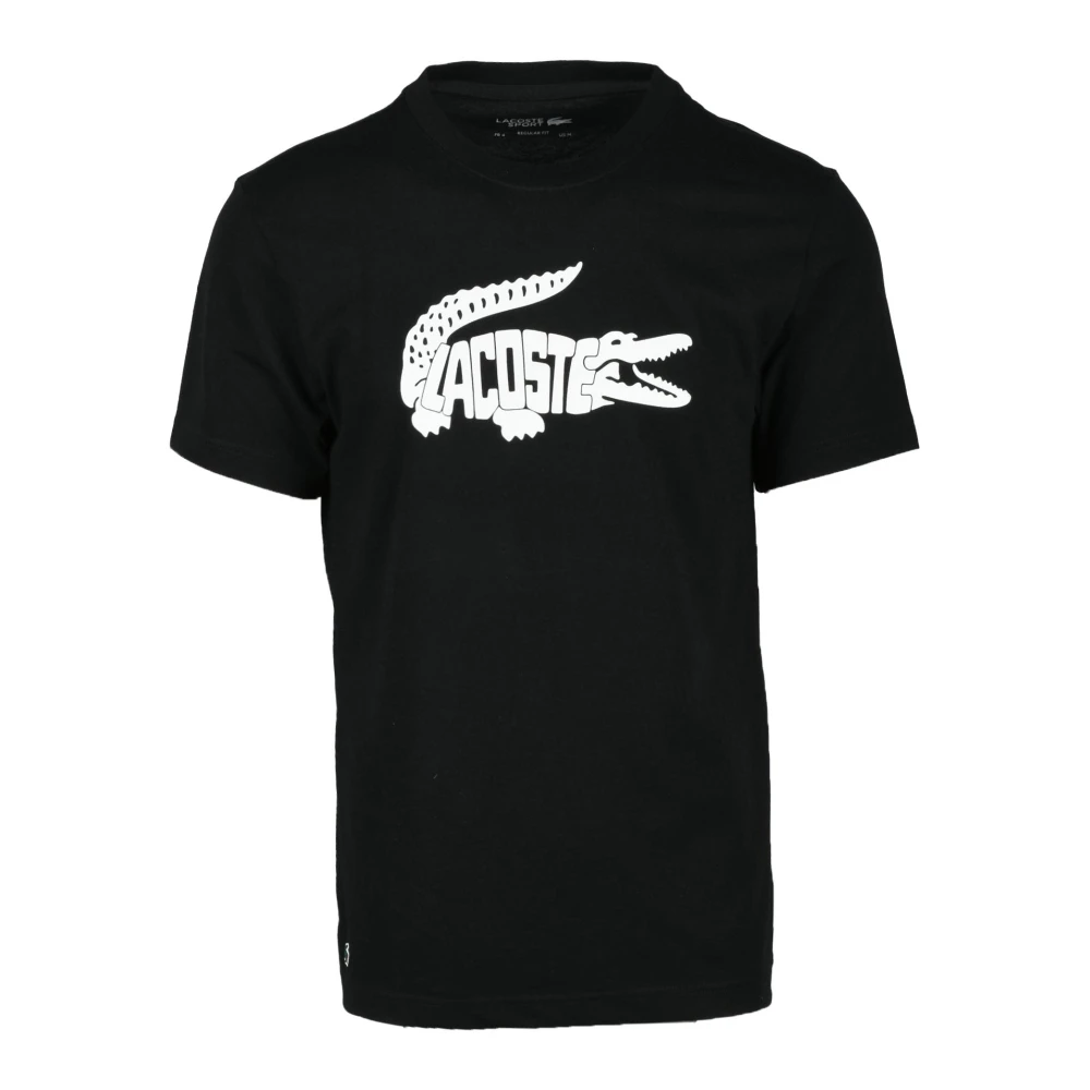 Lacoste Katoenmix T-shirt Black Heren