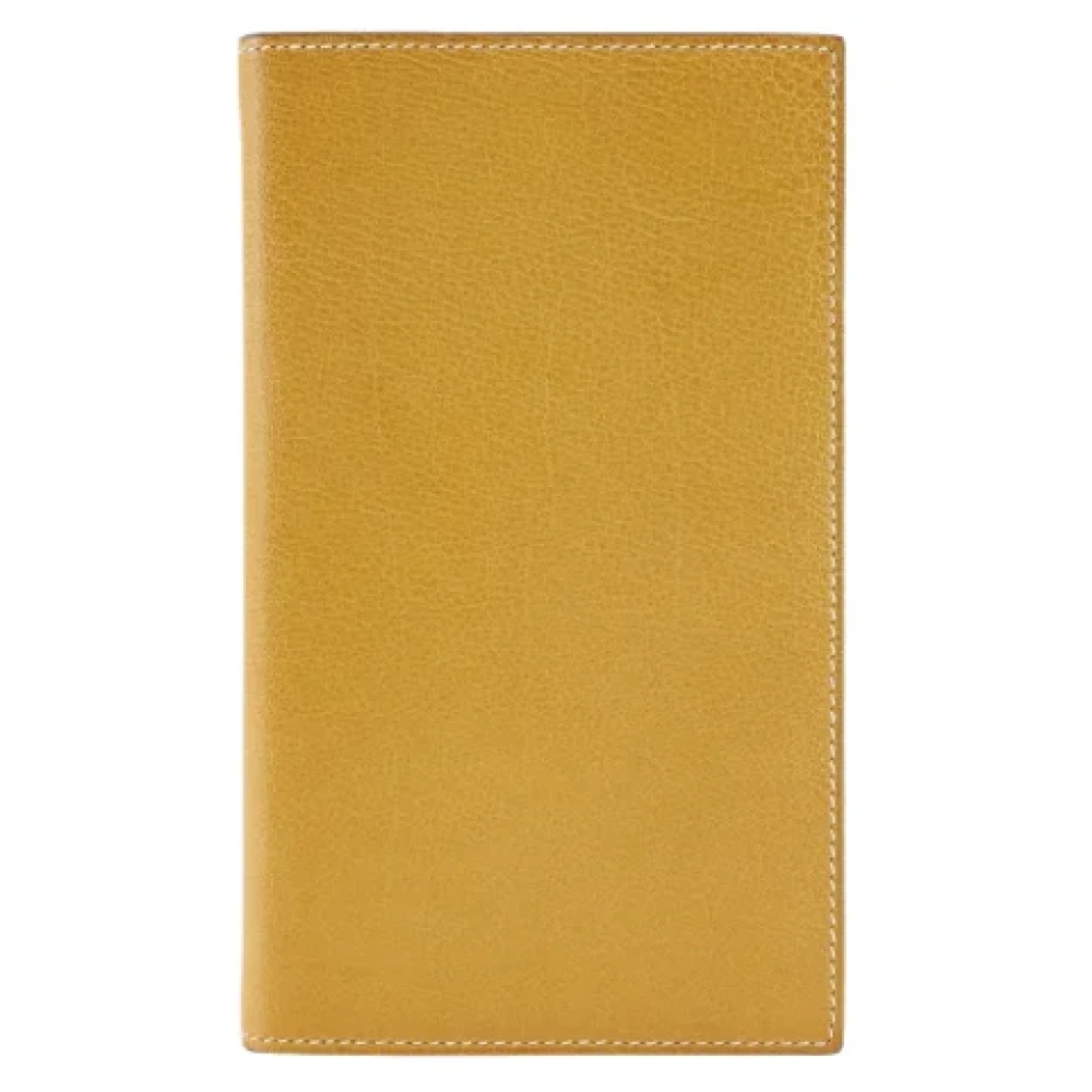 Hermès Vintage Pre-owned Leather wallets Yellow Dames