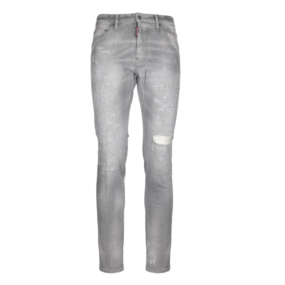Dsquared2 Slim Fit Grijze Jeans Gemaakt in Italië Gray Heren