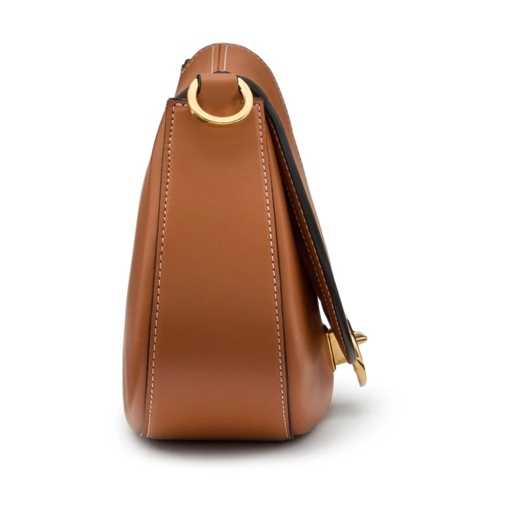 Valentino Garavani Luxe Leren VLogo Signature Tas Brown Dames