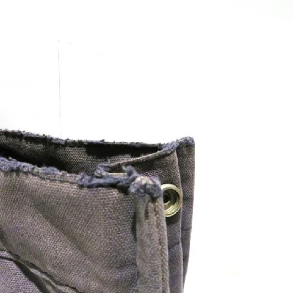 Hermès Vintage Pre-owned Canvas hermes-bags Gray Dames