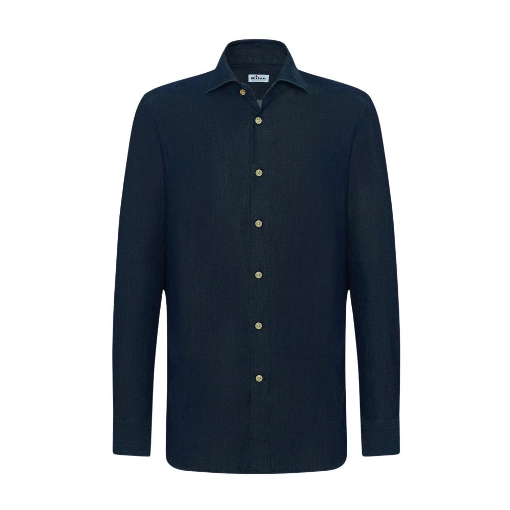 Shirts > Denim Shirts - - Kiton - Modalova